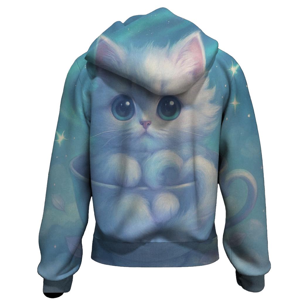Aurora Teacup Kitten Dreamscape hoodie designs