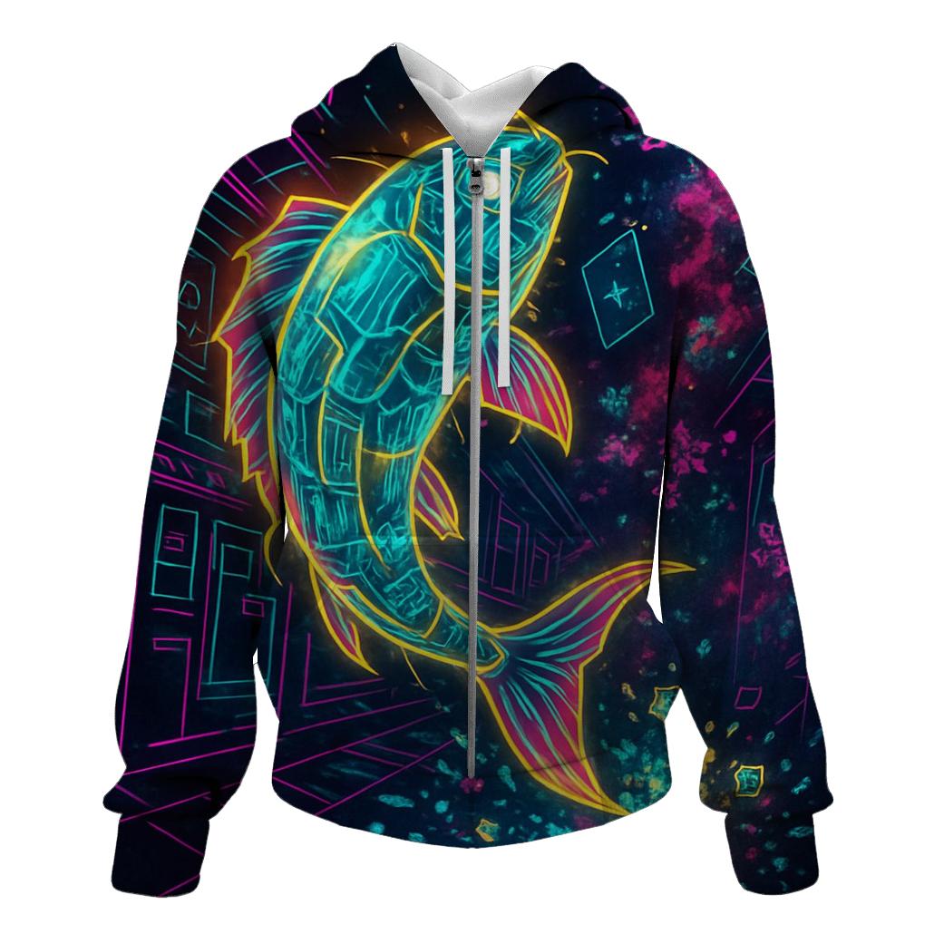 Quantum Koi Arcade hoodies fashion