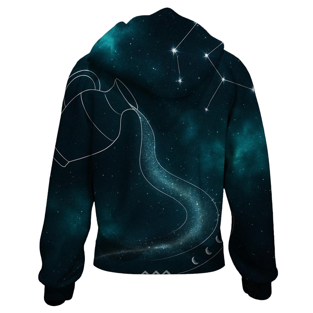 Aquarius Water Bearer Nebula Vessel heavyweight hoodies