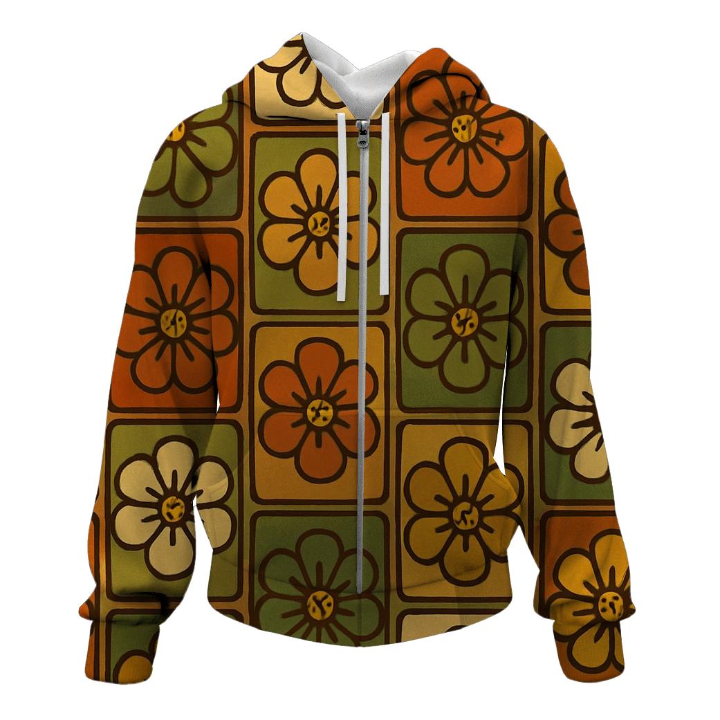 Avocado Kitchen Tile Bloom pullover hoodies