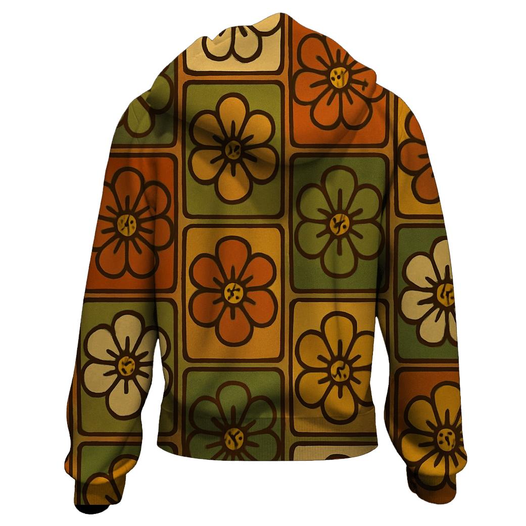 Avocado Kitchen Tile Bloom pullover hoodies