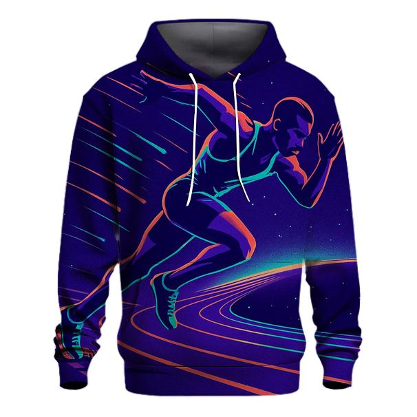 Neon Velocity Sprint Track lightweight hoodies
