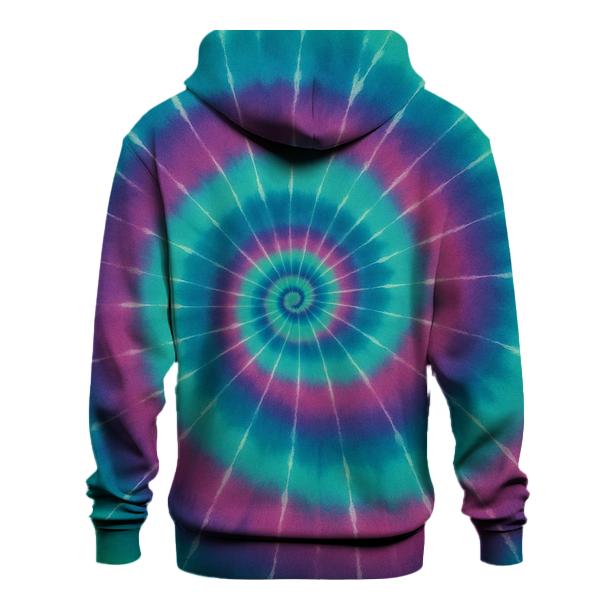 Aurora Spiral Overdye Nebula Whorl graphic hoodies