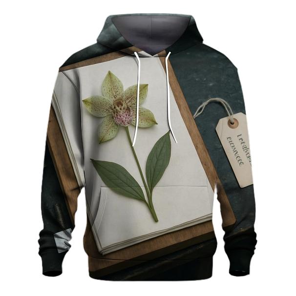 Herbarium Sheet Pressing Wild Orchids In A Cloud Forest Field Lab lightweight hoodies