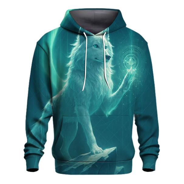Aurora Gate Sentinel Wolf custom hoodies