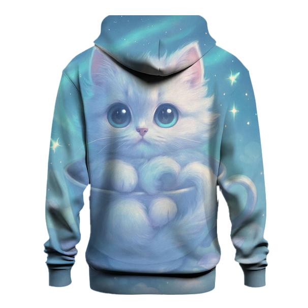 Aurora Teacup Kitten Dreamscape pullover hoodies