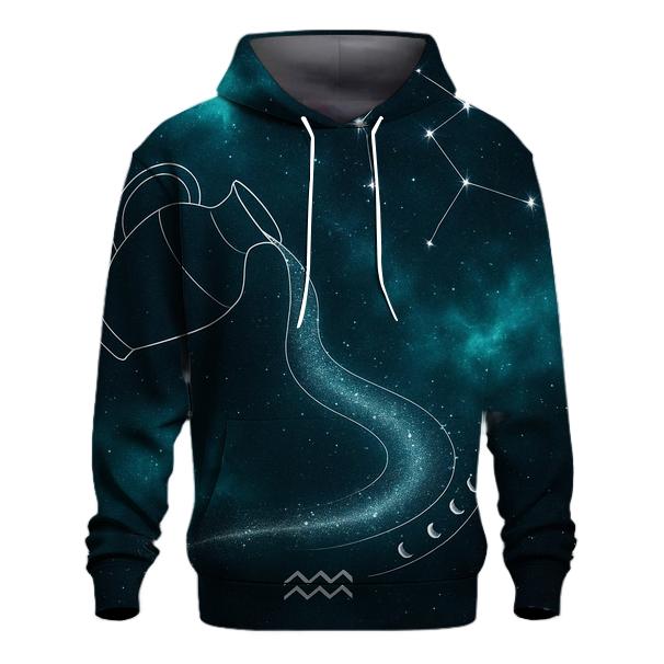 Aquarius Water Bearer Nebula Vessel premium hoodies