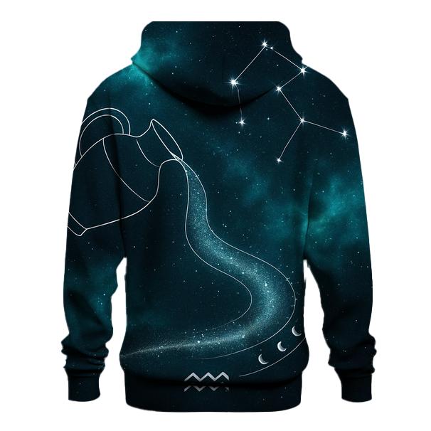 Aquarius Water Bearer Nebula Vessel premium hoodies
