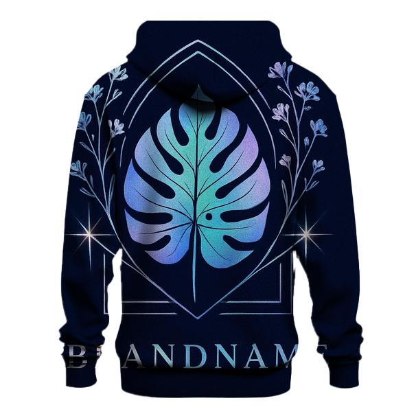 Aurora Hologram Botanical Emblem hoodie designs