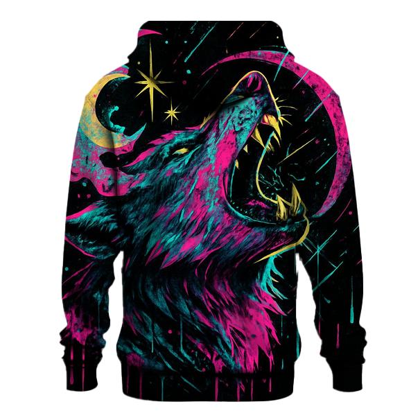 Neon Graffiti Moonhowl Breakthrough lightweight hoodies