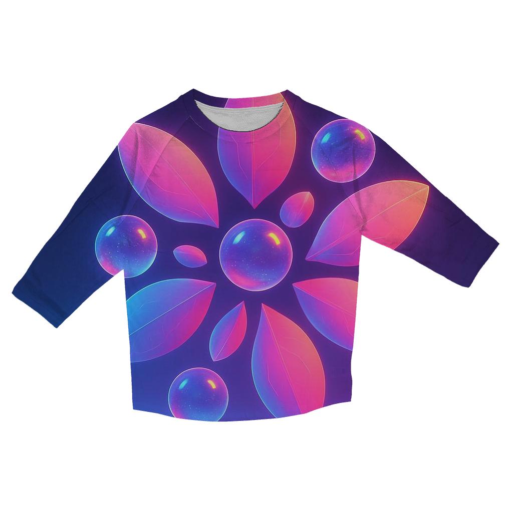 Aurora Circuit Garden fashion 3/4 sleeve shirts