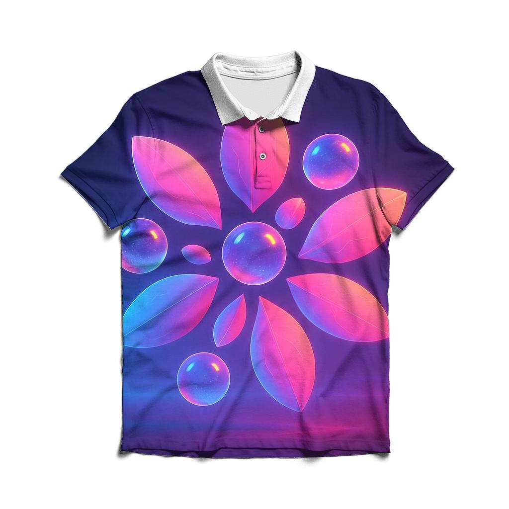 Aurora Circuit Garden stylish collar polo tees