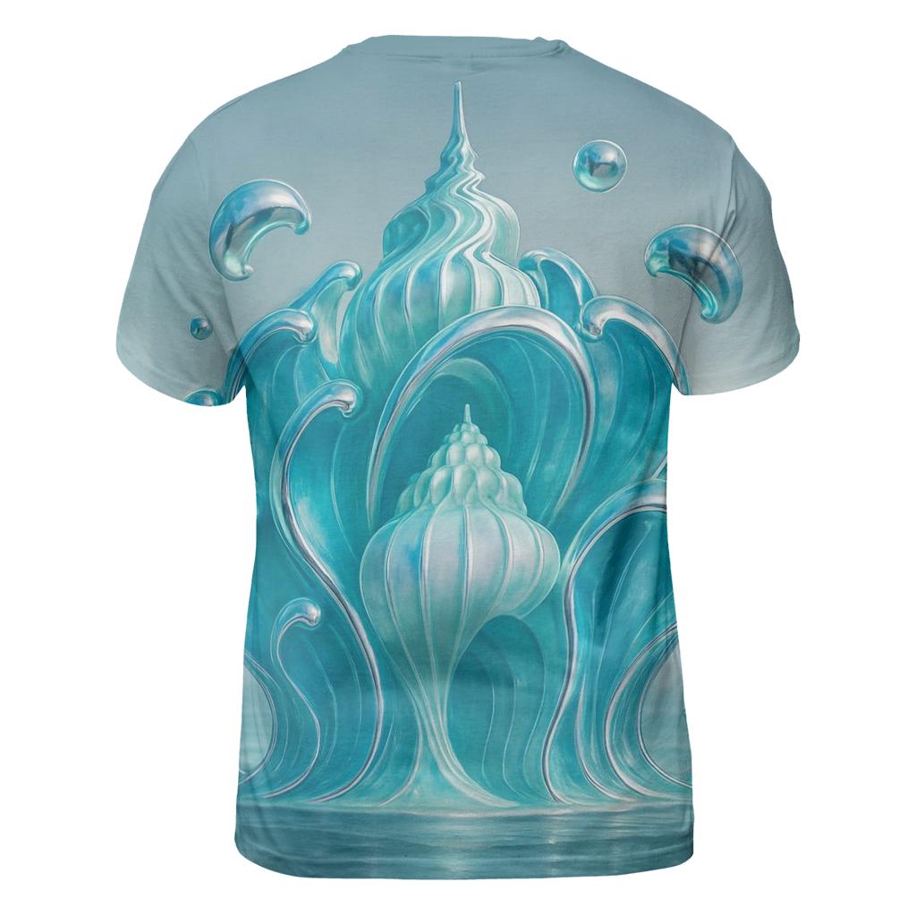 Prism Tide Cathedral artistic all-over print tops