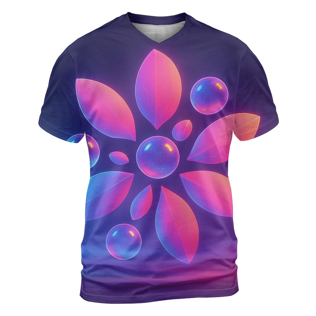 Aurora Circuit Garden creative print fashion shirts