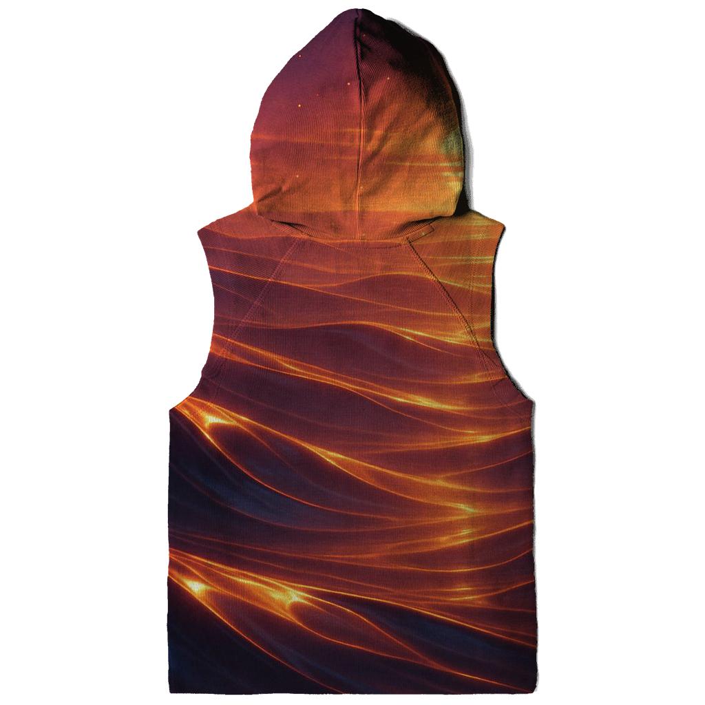 Saffron Dusk Over Glasswater Dunes heavyweight hoodies