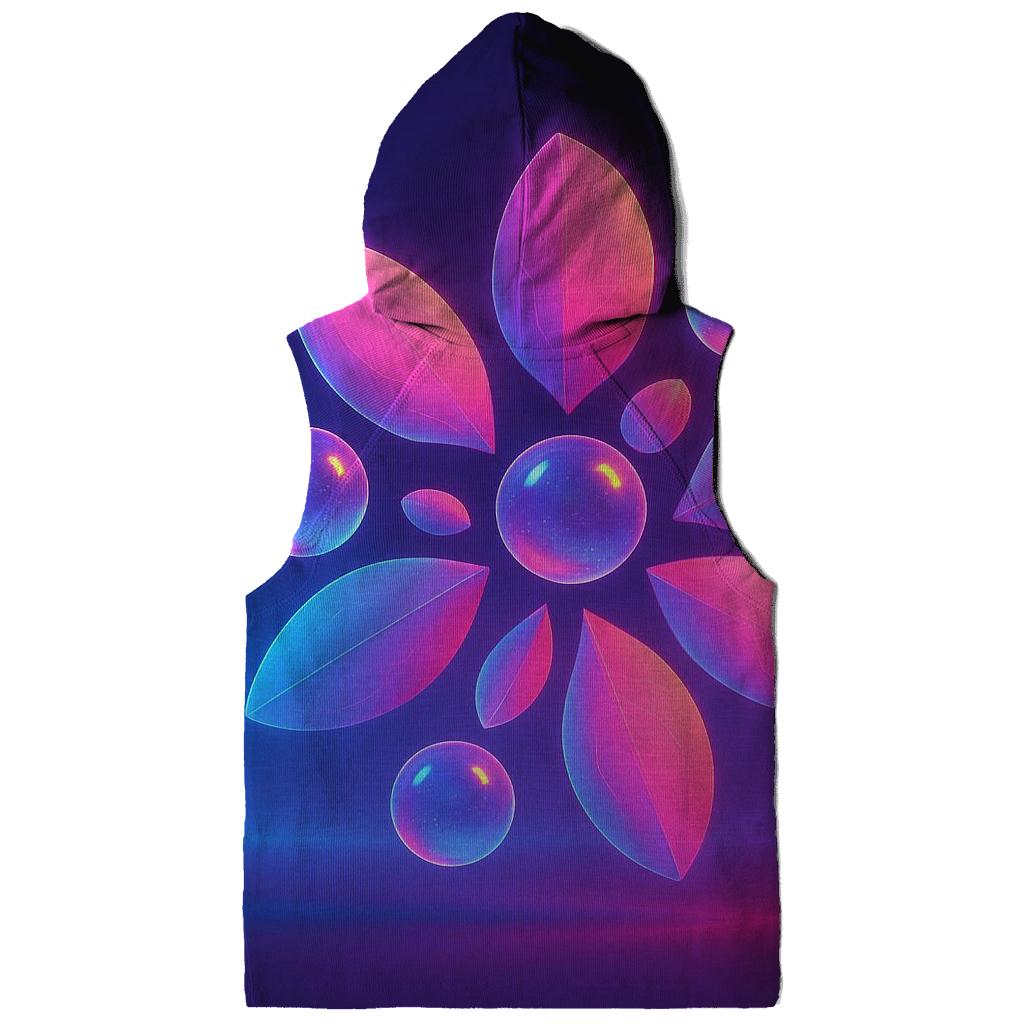 Aurora Circuit Garden embroidered hoodies