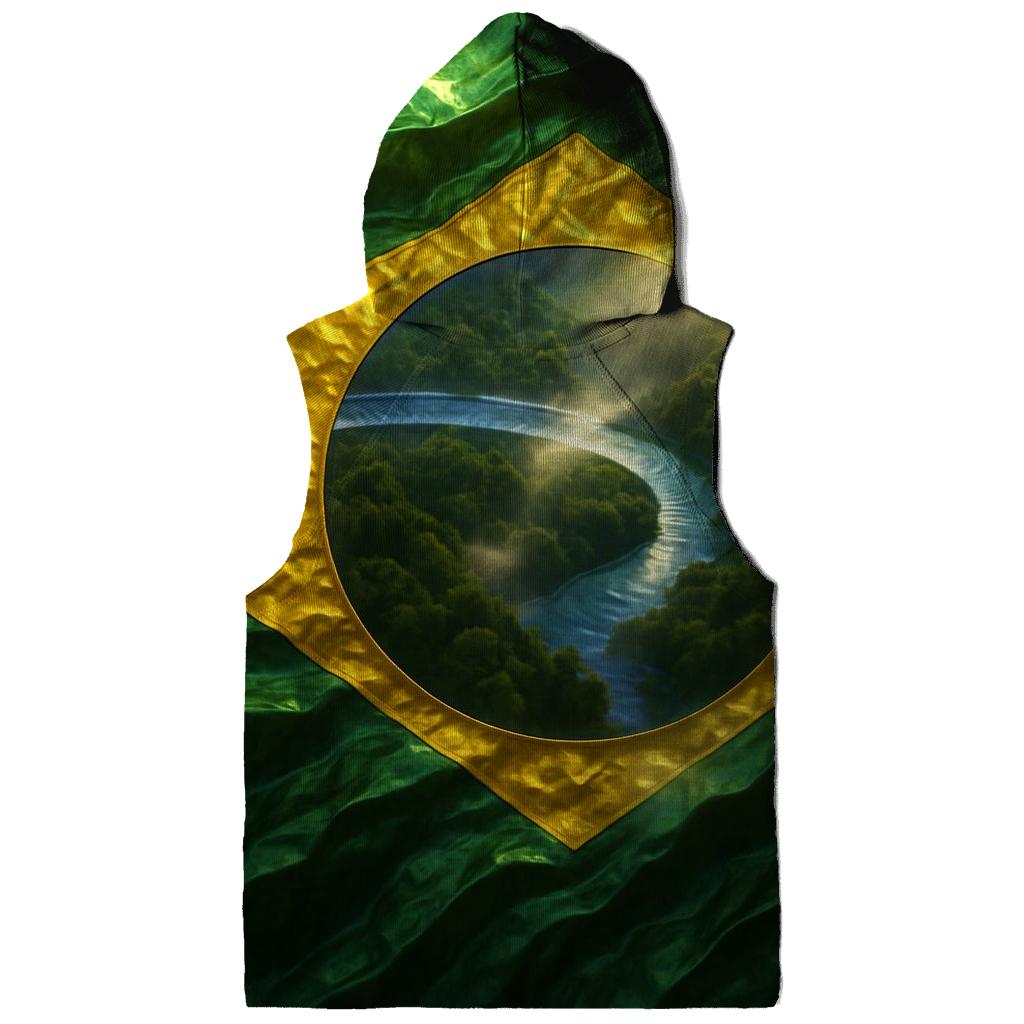 Brazil Metallic Forest Pulse custom hoodies