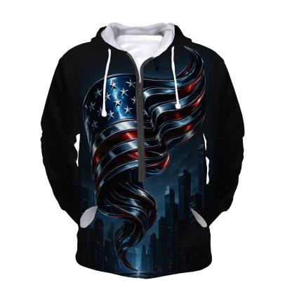 Midnight Chrome Banner Over The Skyline hoodie trends