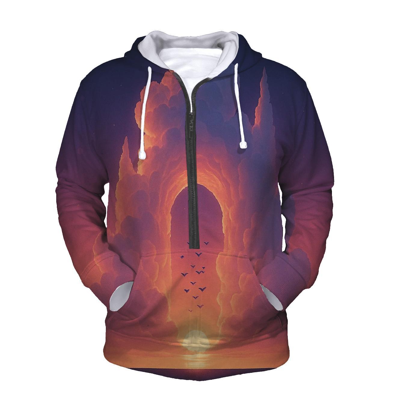 Cloud Cathedral Sunset Lift lightweight hoodies
