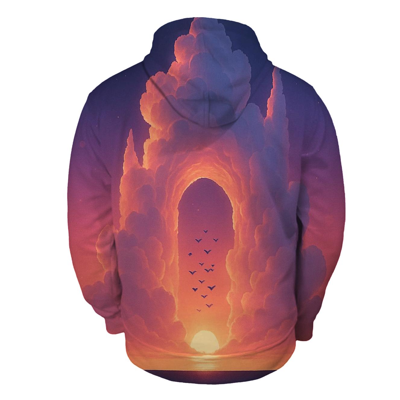Cloud Cathedral Sunset Lift lightweight hoodies