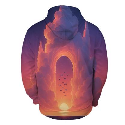 Cloud Cathedral Sunset Lift lightweight hoodies