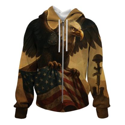 Steel Wings Guarding The Tattered Stars premium hoodies