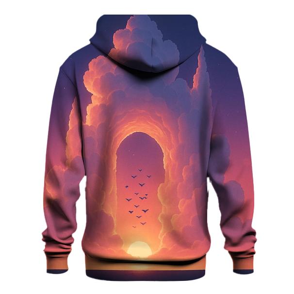 Cloud Cathedral Sunset Lift printed hoodies
