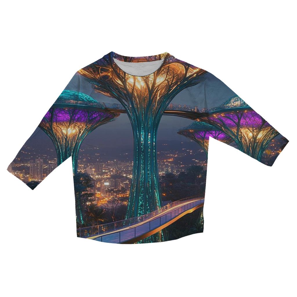 Gardens By The Bay Supertree Grove - Singapore designer 3/4 sleeve blouses