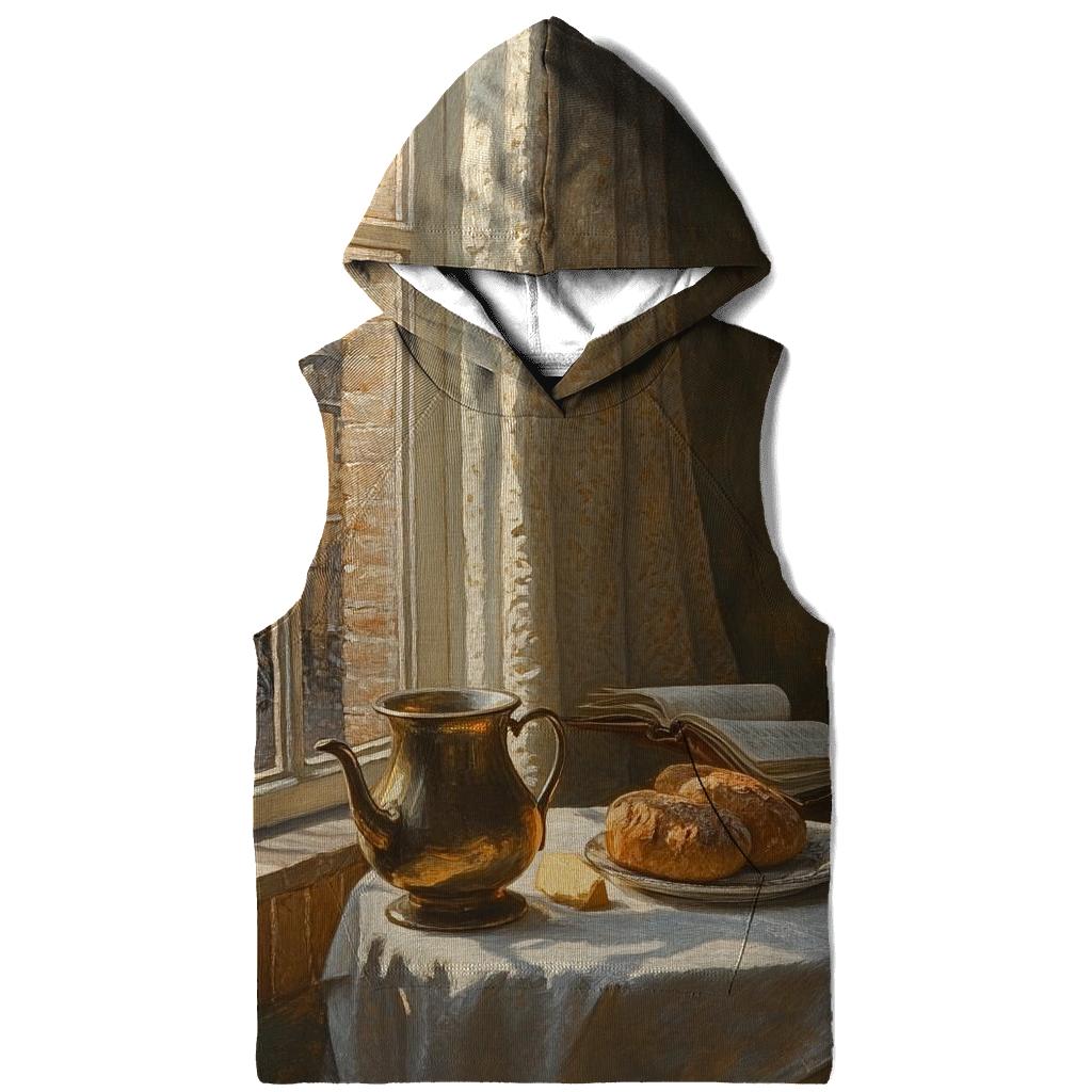 Johannes Vermeer Inspired Quiet Cafe Still Life hoodie styles
