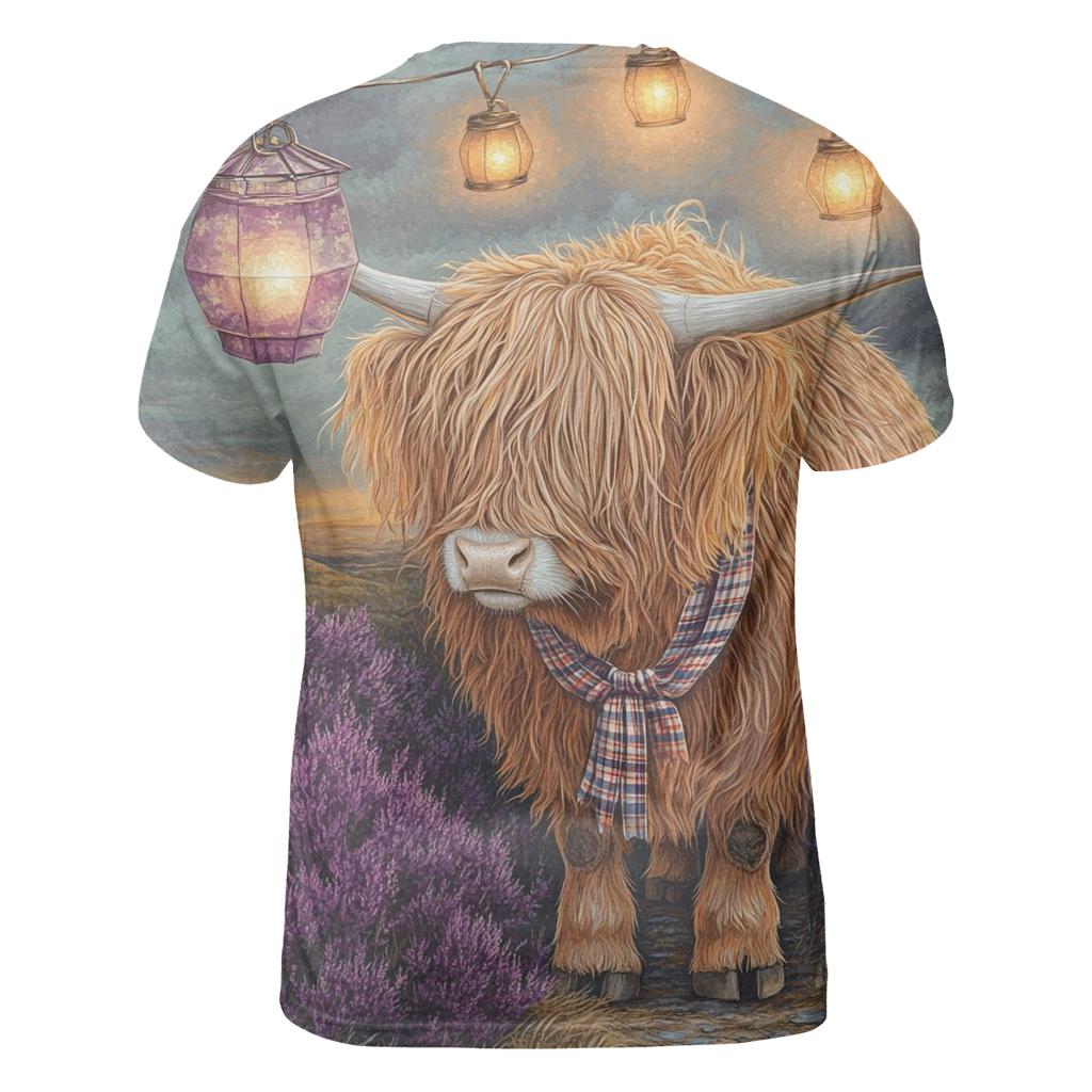 Highland Cow Lantern Festival On The Moor custom all-over print shirts