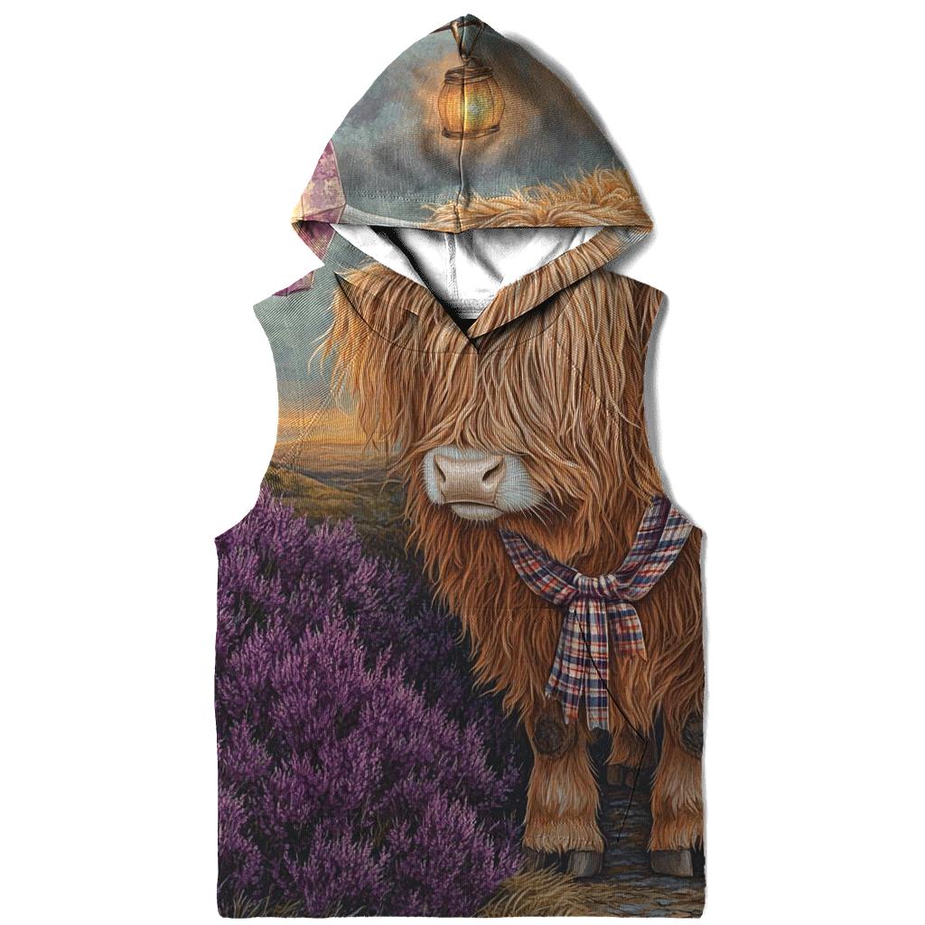 Highland Cow Lantern Festival On The Moor graphic hoodies