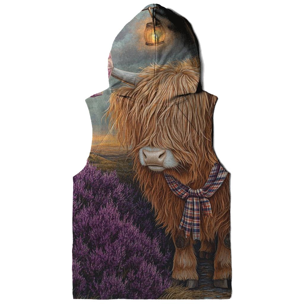 Highland Cow Lantern Festival On The Moor graphic hoodies