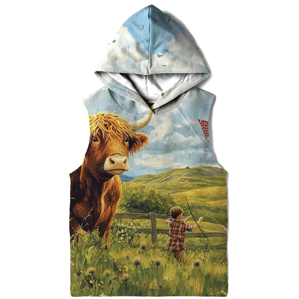 Tartan Kite Workshop Highland Cow hoodies fashion