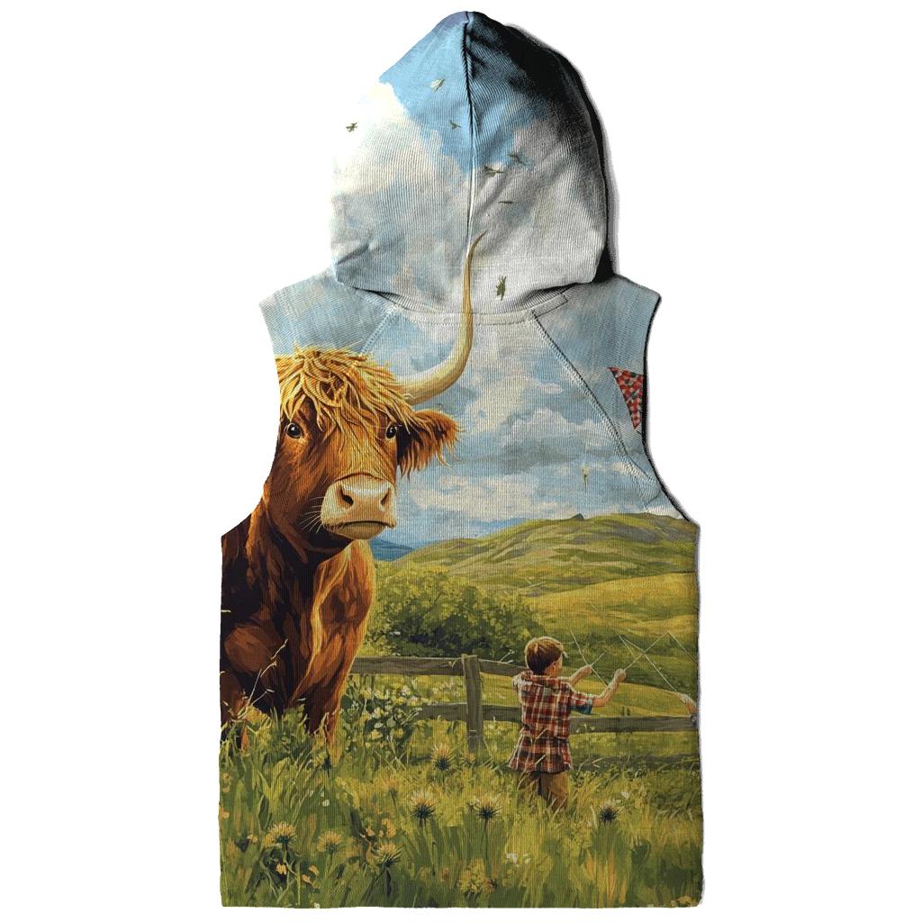 Tartan Kite Workshop Highland Cow hoodies fashion