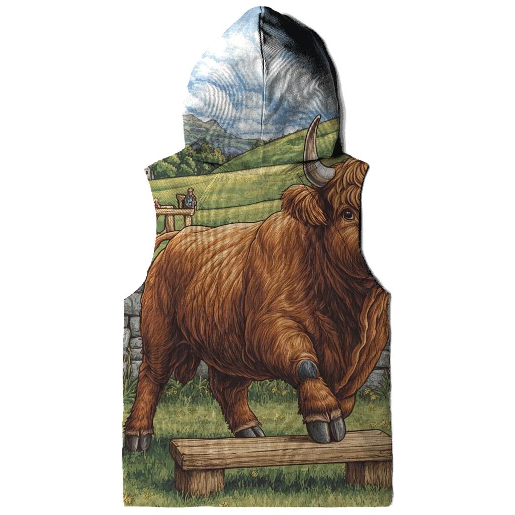 Highland Cow Highland Games Weight Toss hoodie trends