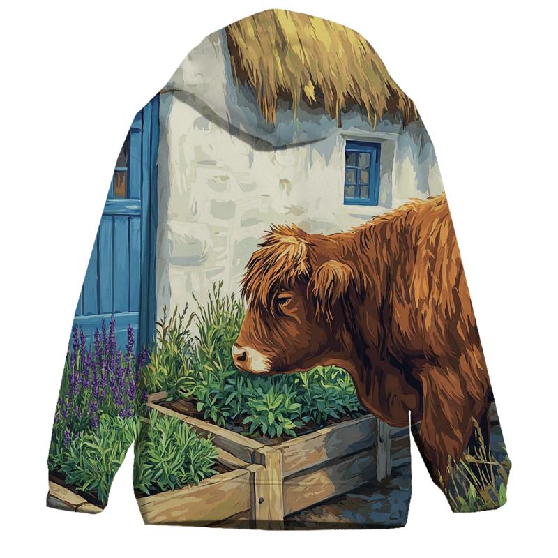 Highland Cow Herb Garden At The Croft hoodie styles
