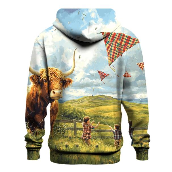 Tartan Kite Workshop Highland Cow hoodies fashion