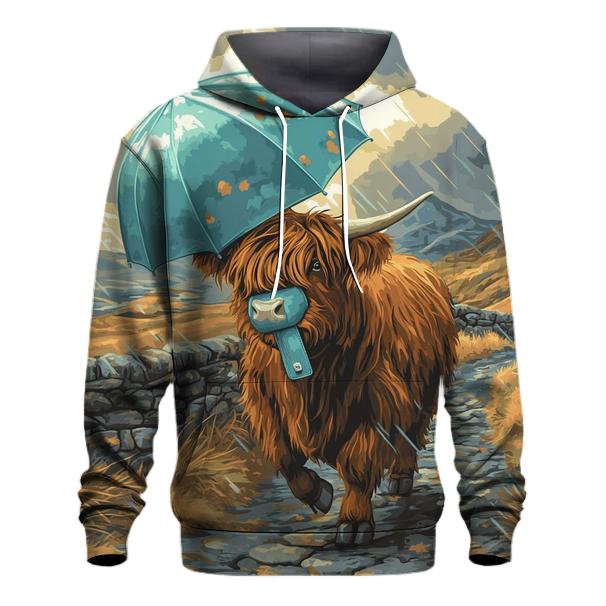 Stormproof Umbrella Highland Cow hoodie designs