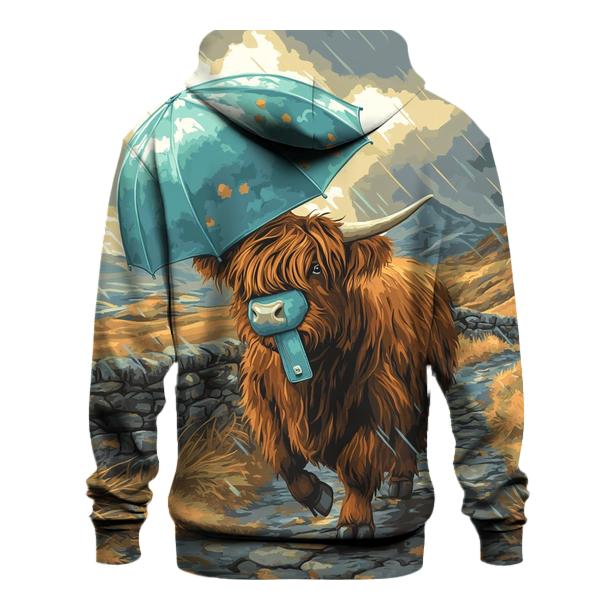 Stormproof Umbrella Highland Cow hoodie designs