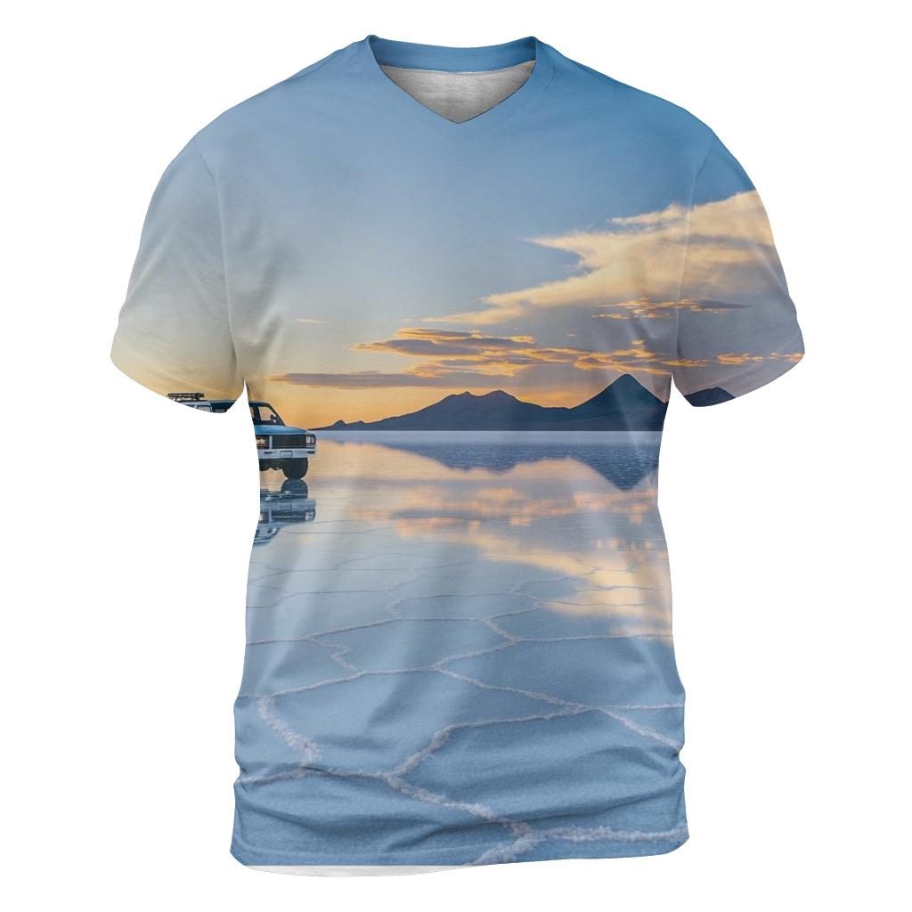 Salar De Uyuni Salt Flats - Uyuni designer pattern shirts