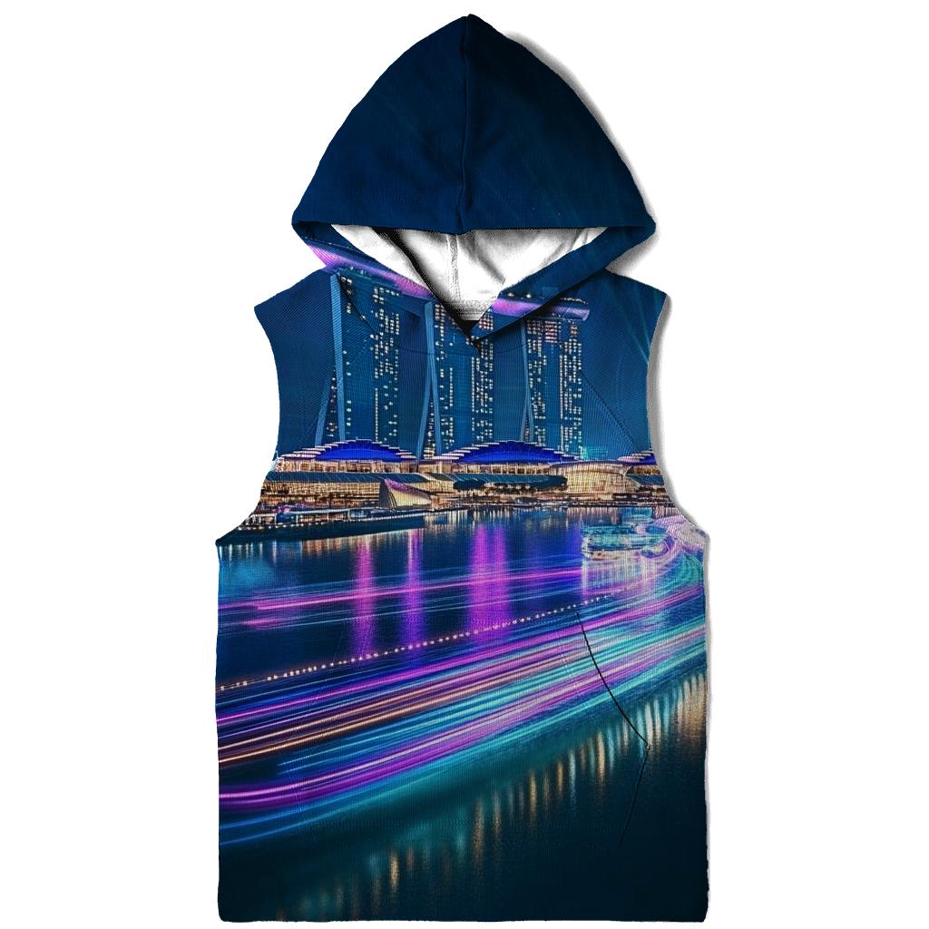 Marina Bay Sands Skyline - Singapore embroidered hoodies