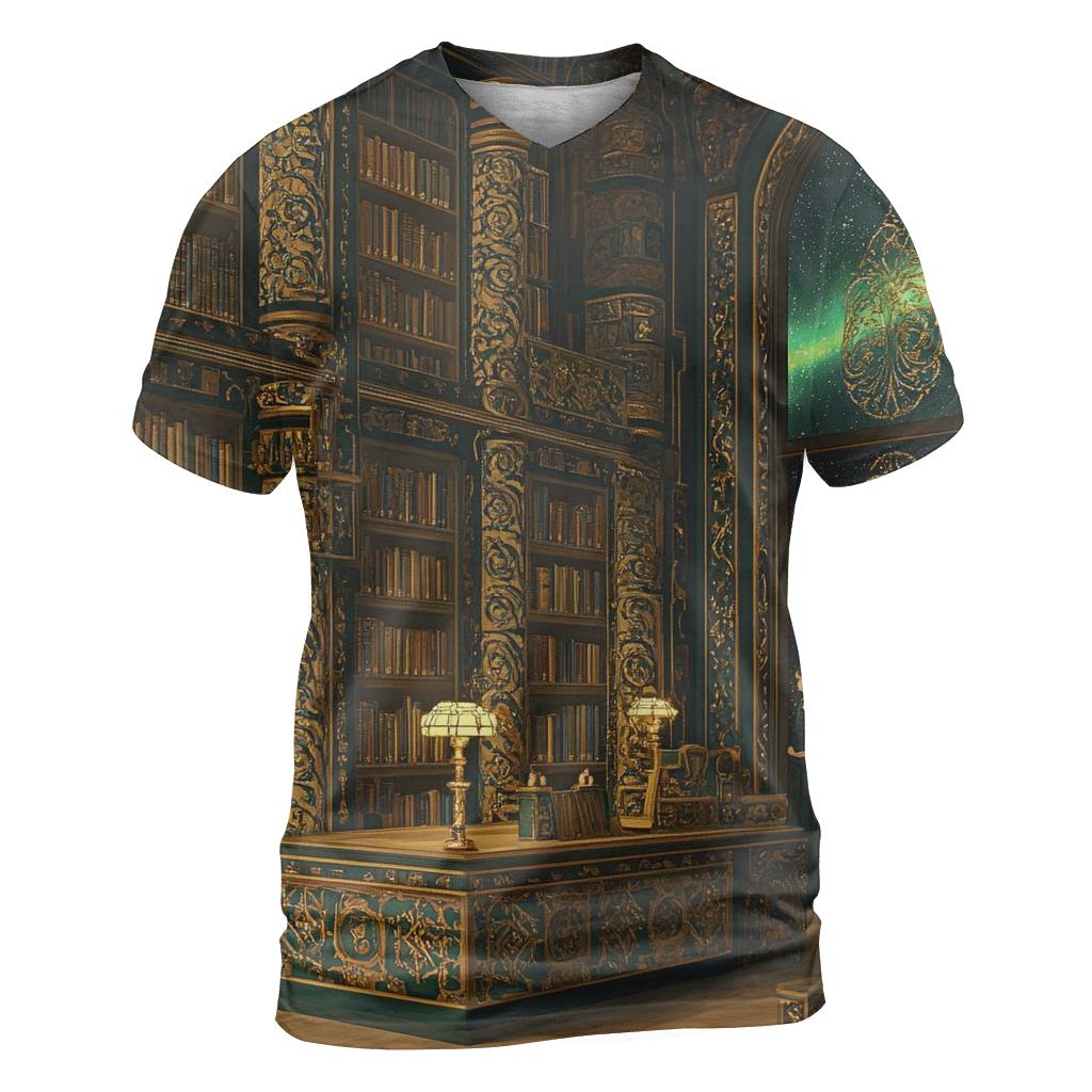 Gustav Klimt Inspired Aurora Library personalized full print shirts