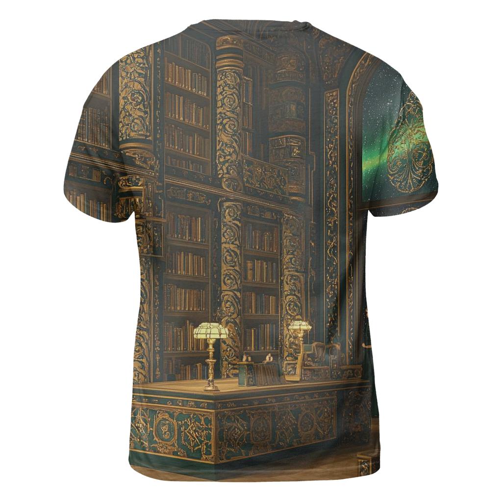Gustav Klimt Inspired Aurora Library personalized full print shirts