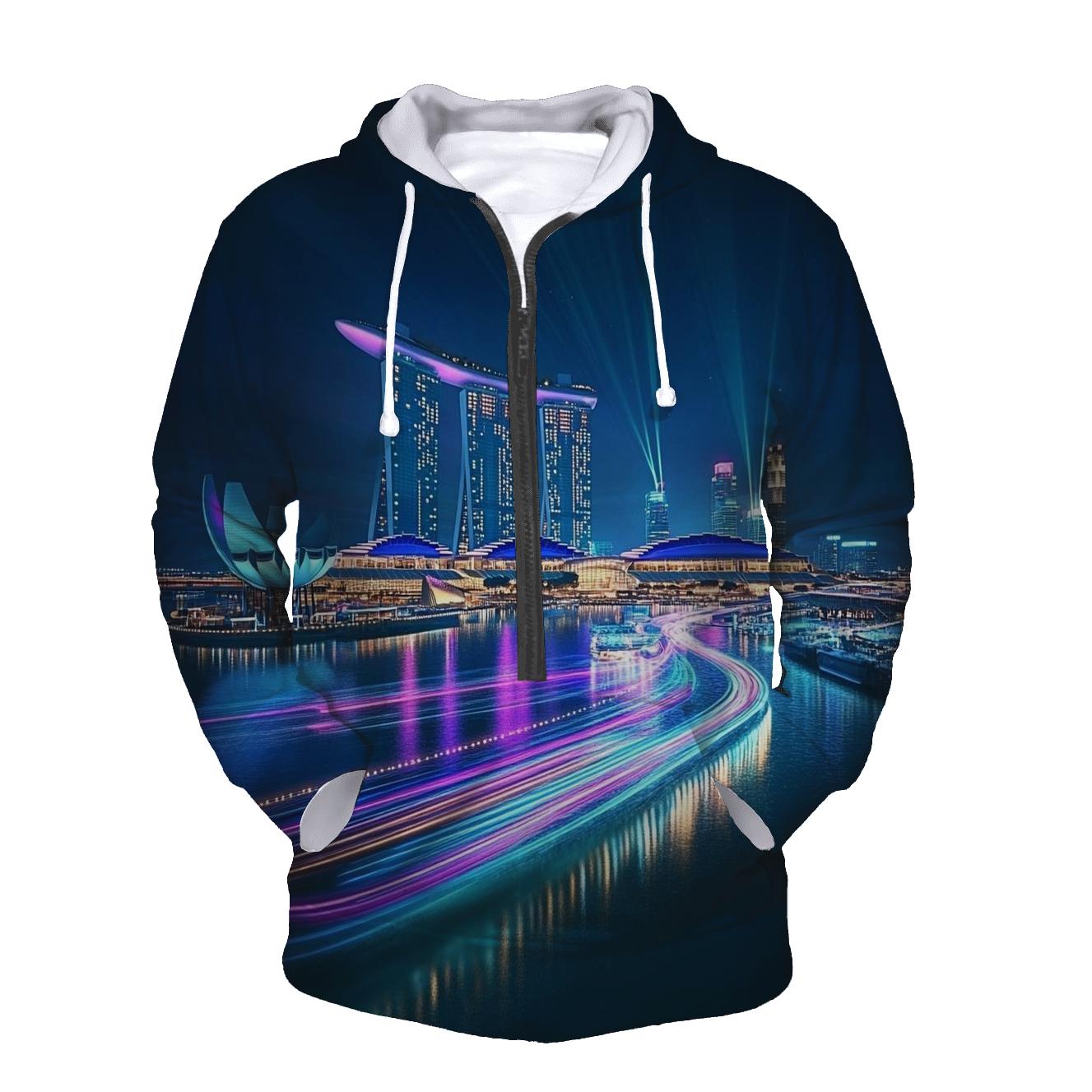 Marina Bay Sands Skyline - Singapore heavyweight hoodies