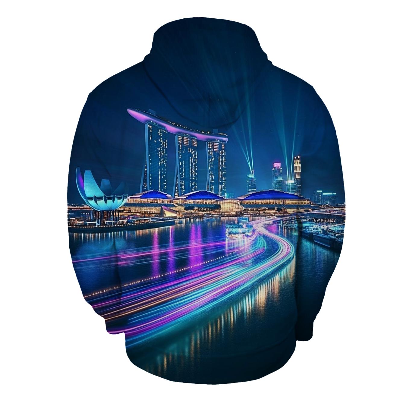 Marina Bay Sands Skyline - Singapore heavyweight hoodies