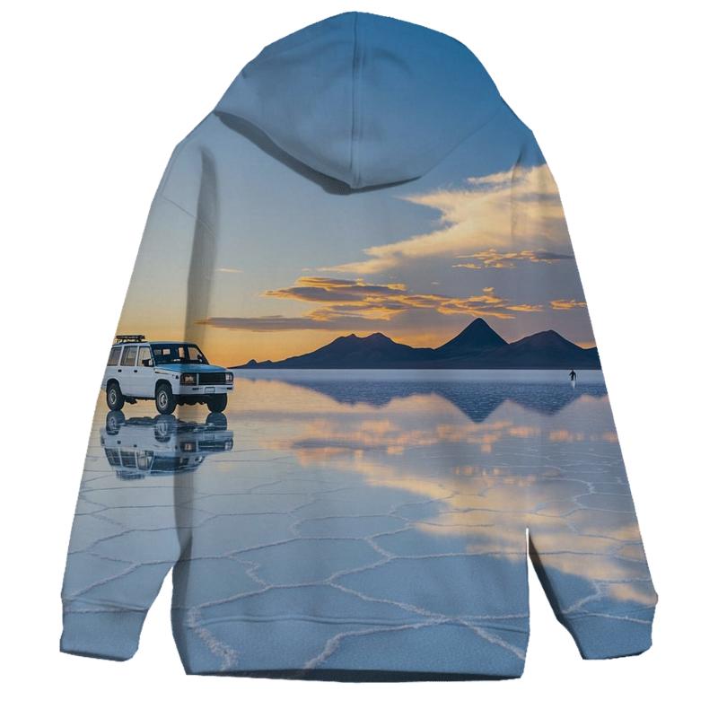 Salar De Uyuni Salt Flats - Uyuni premium hoodies