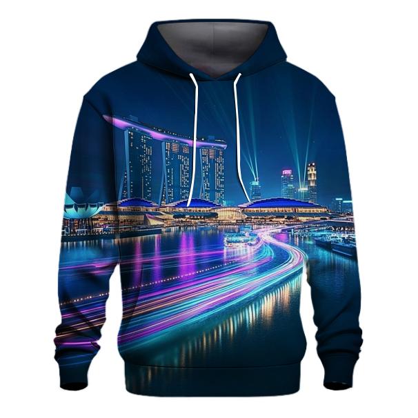 Marina Bay Sands Skyline - Singapore embroidered hoodies