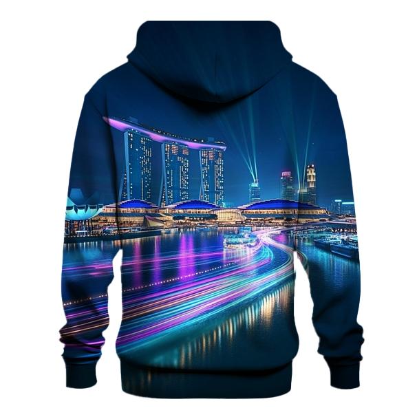 Marina Bay Sands Skyline - Singapore embroidered hoodies