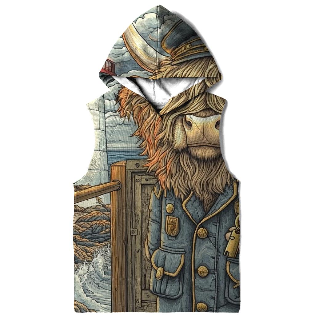 Highland Cow Lighthouse Keeper hoodies fashion