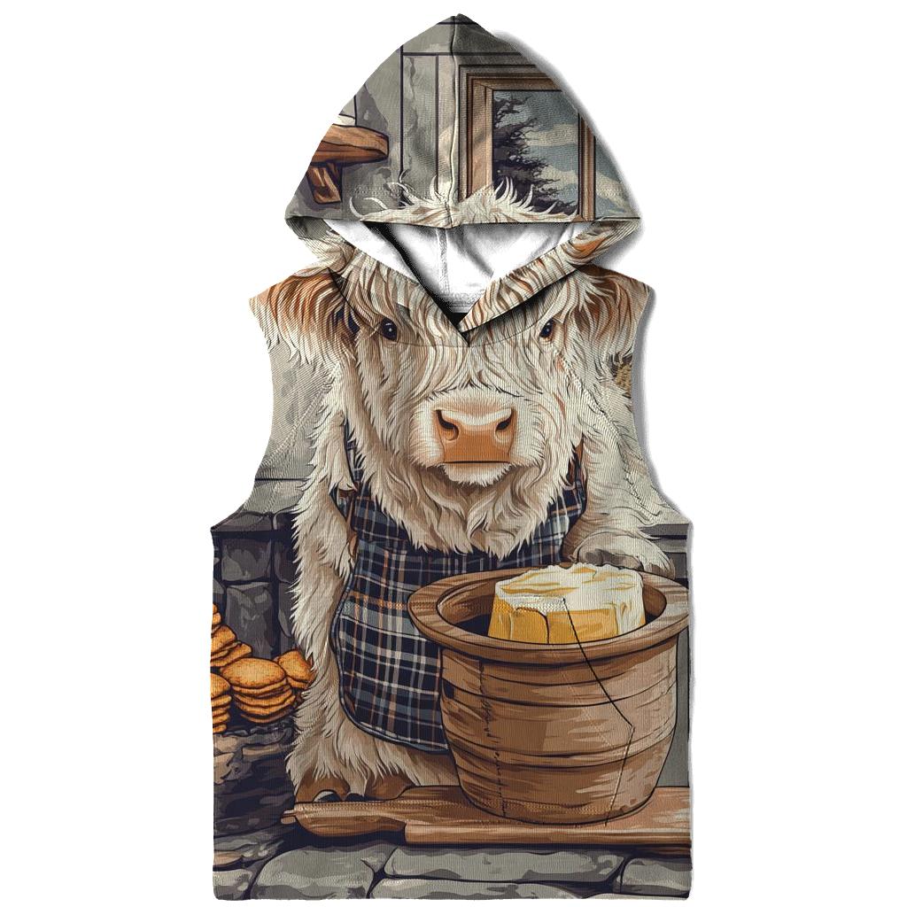 Highland Cow Butter Churn Kitchen hoodies fashion